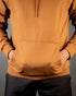 Dusk Ember - Oversized Minimal Brown Hoodie