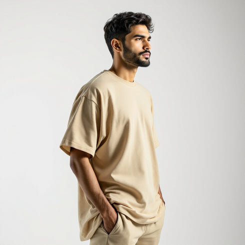 Beige Oversized T-Shirt